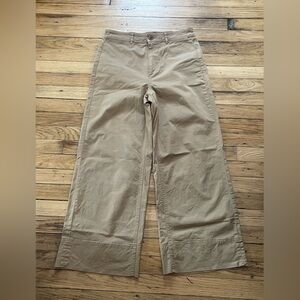 Everlane Tan Wide Leg Pants